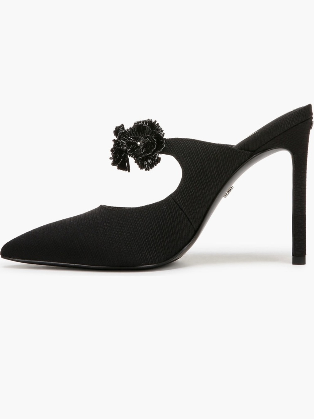 🍒2/$90🍒 SAM EDELMAN NWT Amelie Pointed-toe Mule, Beaded Floral Accent - Picture 8 of 11